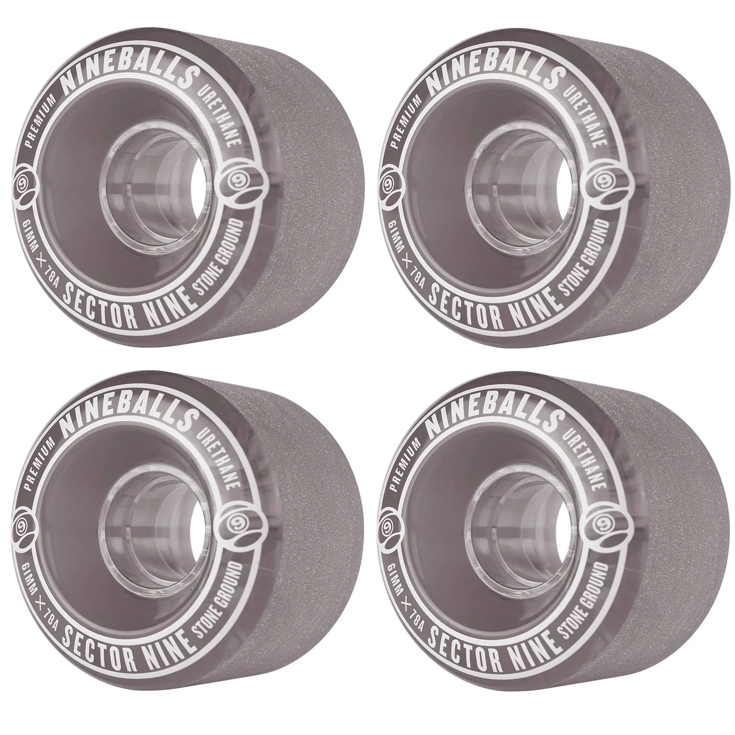 Sector 9 Longboard Wheels Nineballs Smoke 64mm 78A