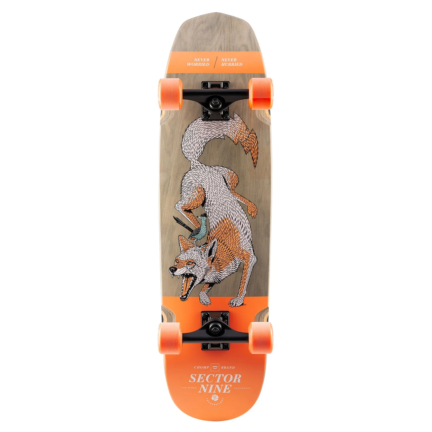 Sector 9 Longboards Cruiser Ditch Witch Coyote Double Kick 9" x 33" - Image 2