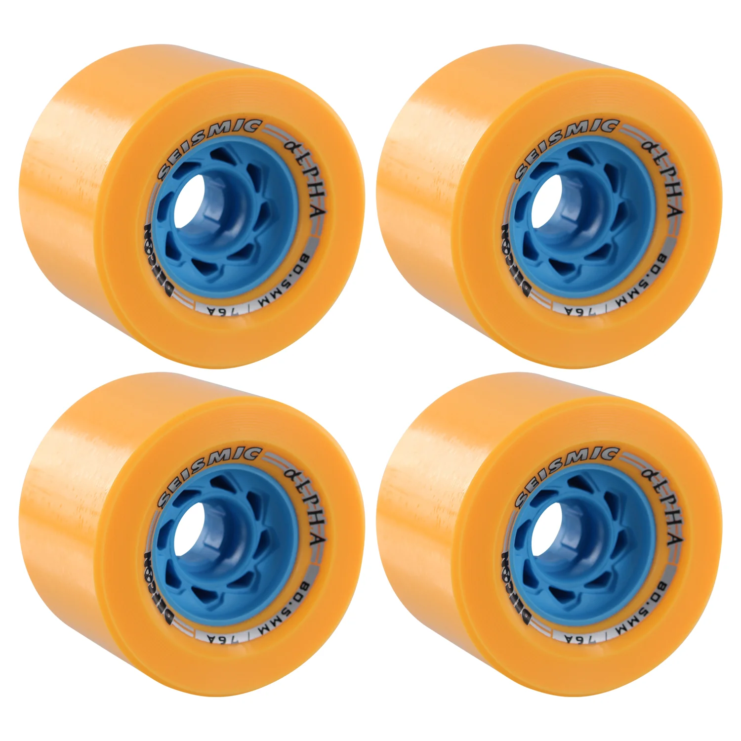 Seismic Wheels Alpha Mango 80.5mm x 60mm 76A