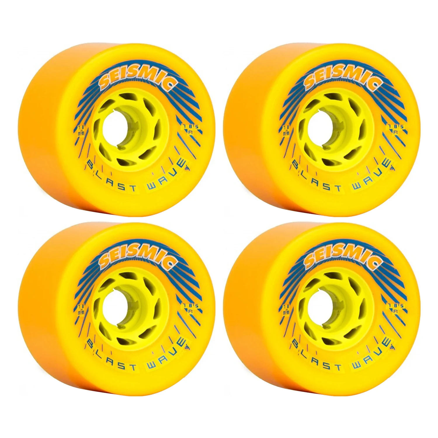 Seismic Wheels Blast Wave Mango 78mm x 50mm 78.5A