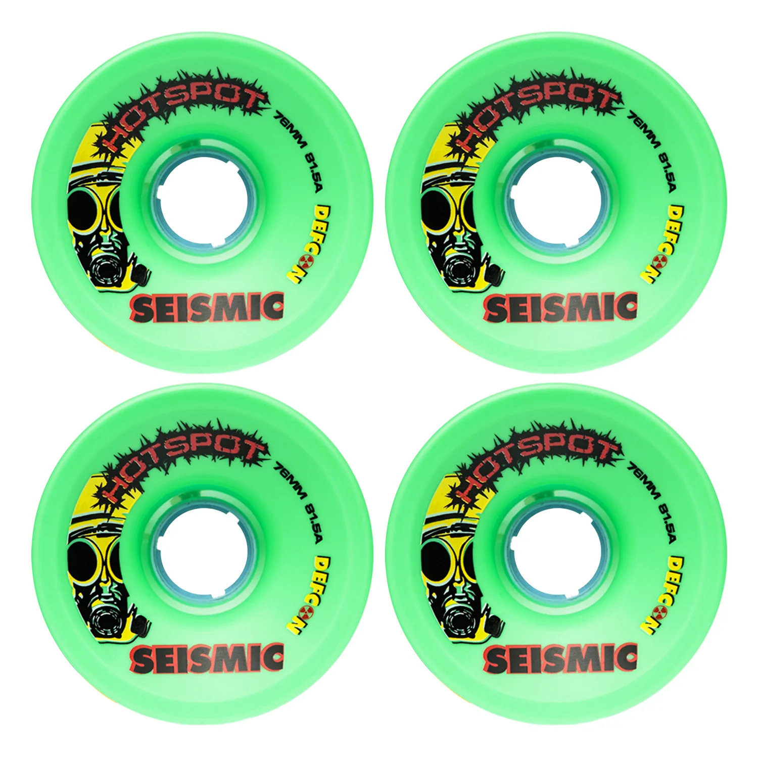 Seismic Wheels Hot Spot Mint 76mm x 59mm 81.5A