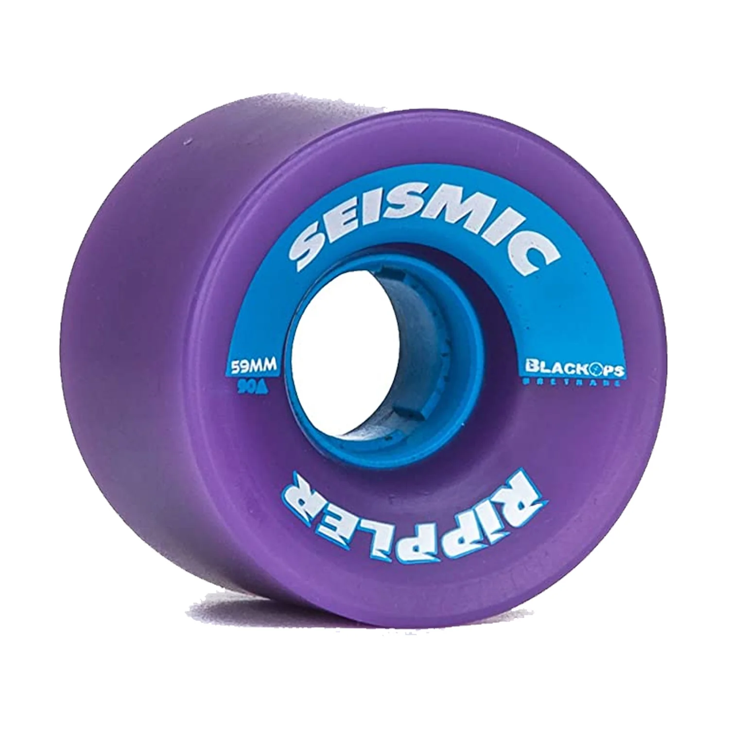 Seismic Wheels Rippler Translucent Purple 59mm x 43mm 90A - Image 2