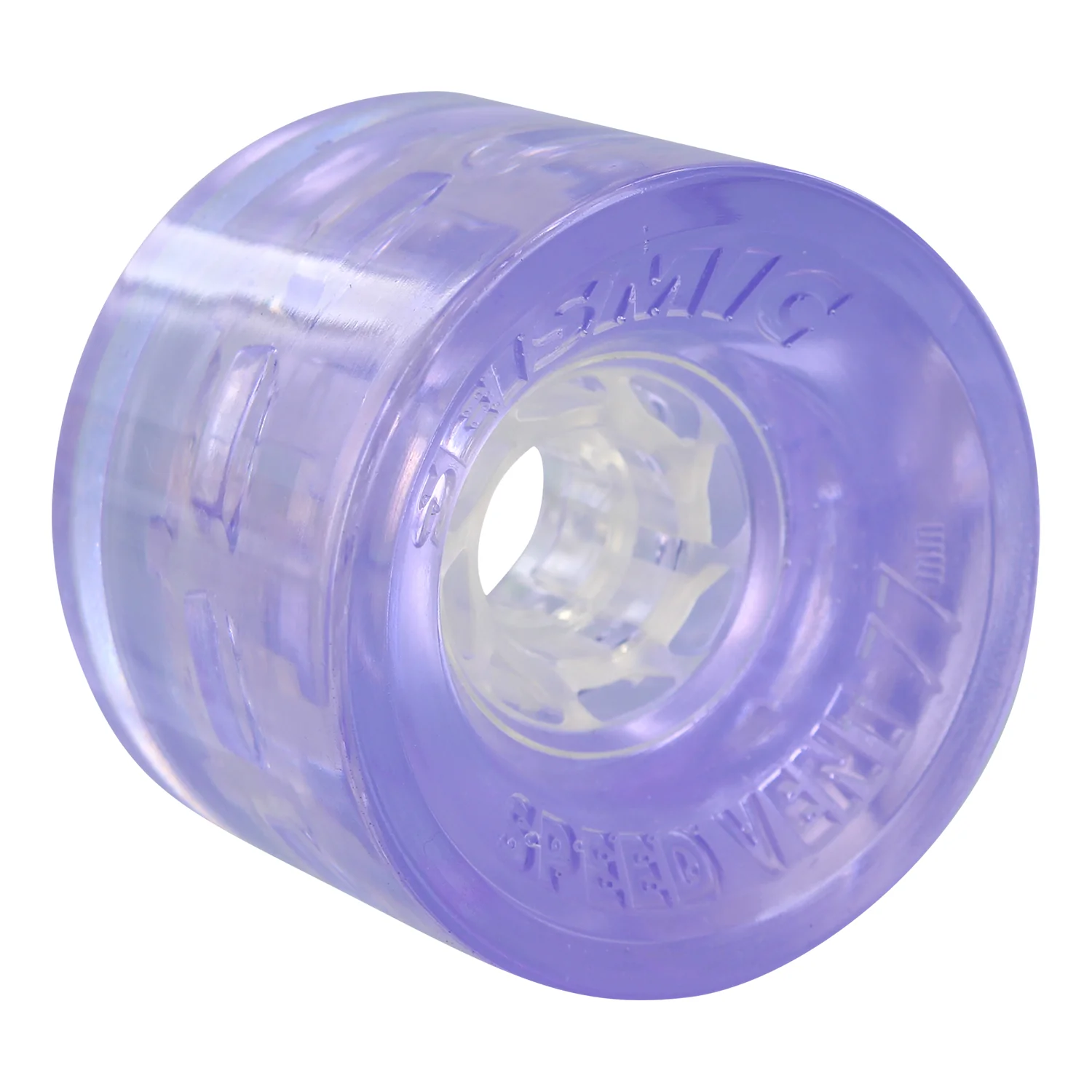 Seismic Wheels Speed Vent Clear Purple 77mm x 55mm 79A - Image 2