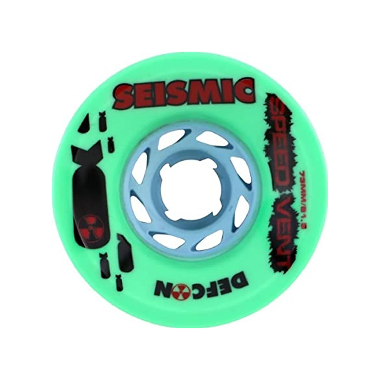 Seismic Wheels Speed Vent Mint 73mm x 54mm 81.5A - Image 2