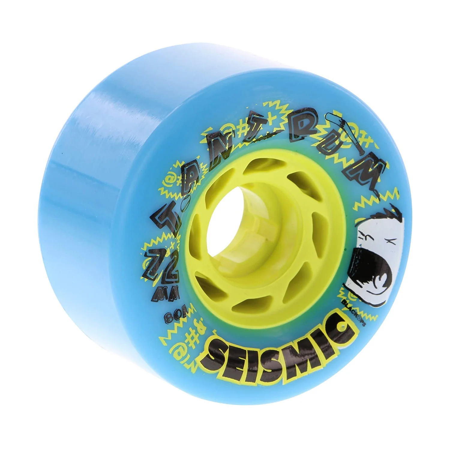 Seismic Wheels Tantrum Blue 72mm x 43mm 80A - Image 2