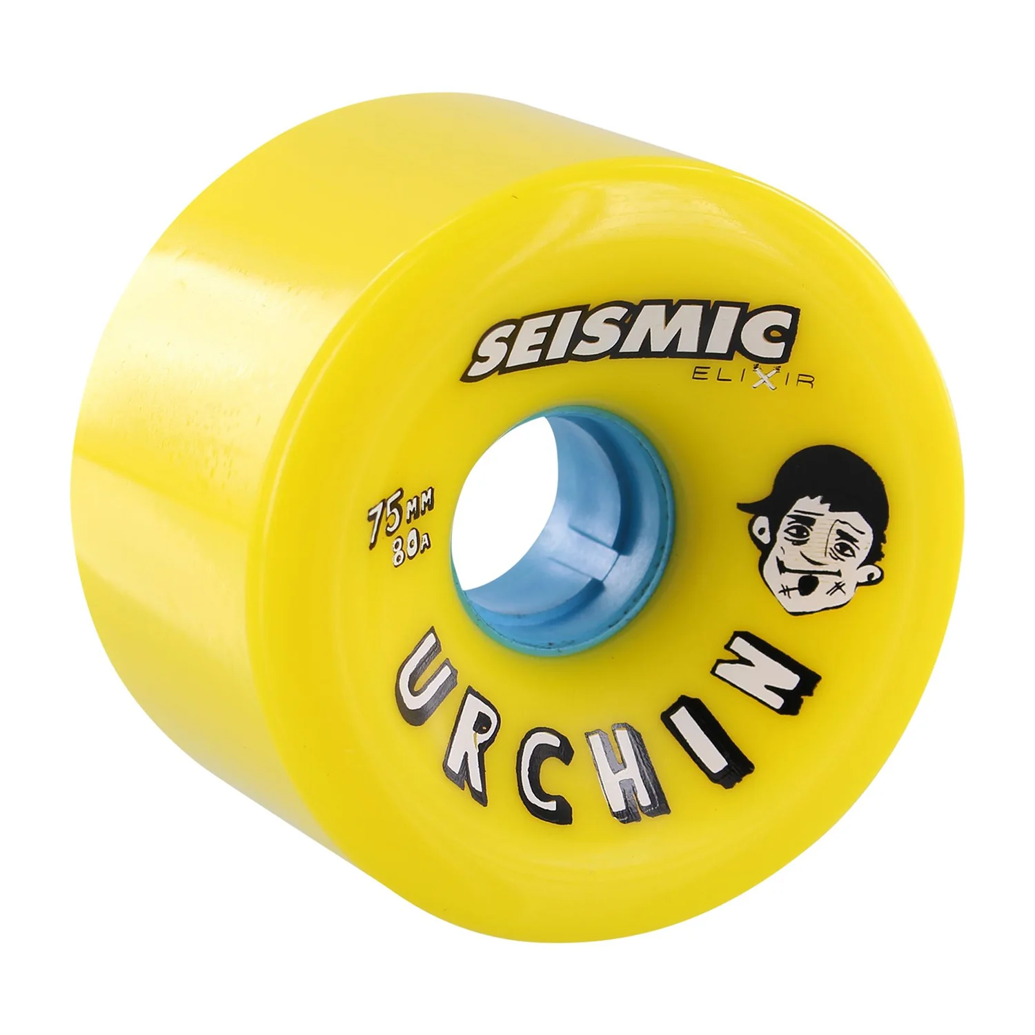 Seismic Wheels Urchin Opaque Yellow 75mm x 48mm 80A - Image 2