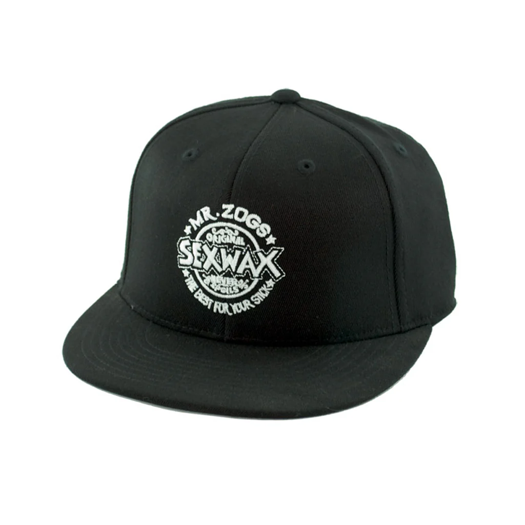Sex Wax Hat Classic Logo Black SM-MD (6 7/8" - 7 1/4")
