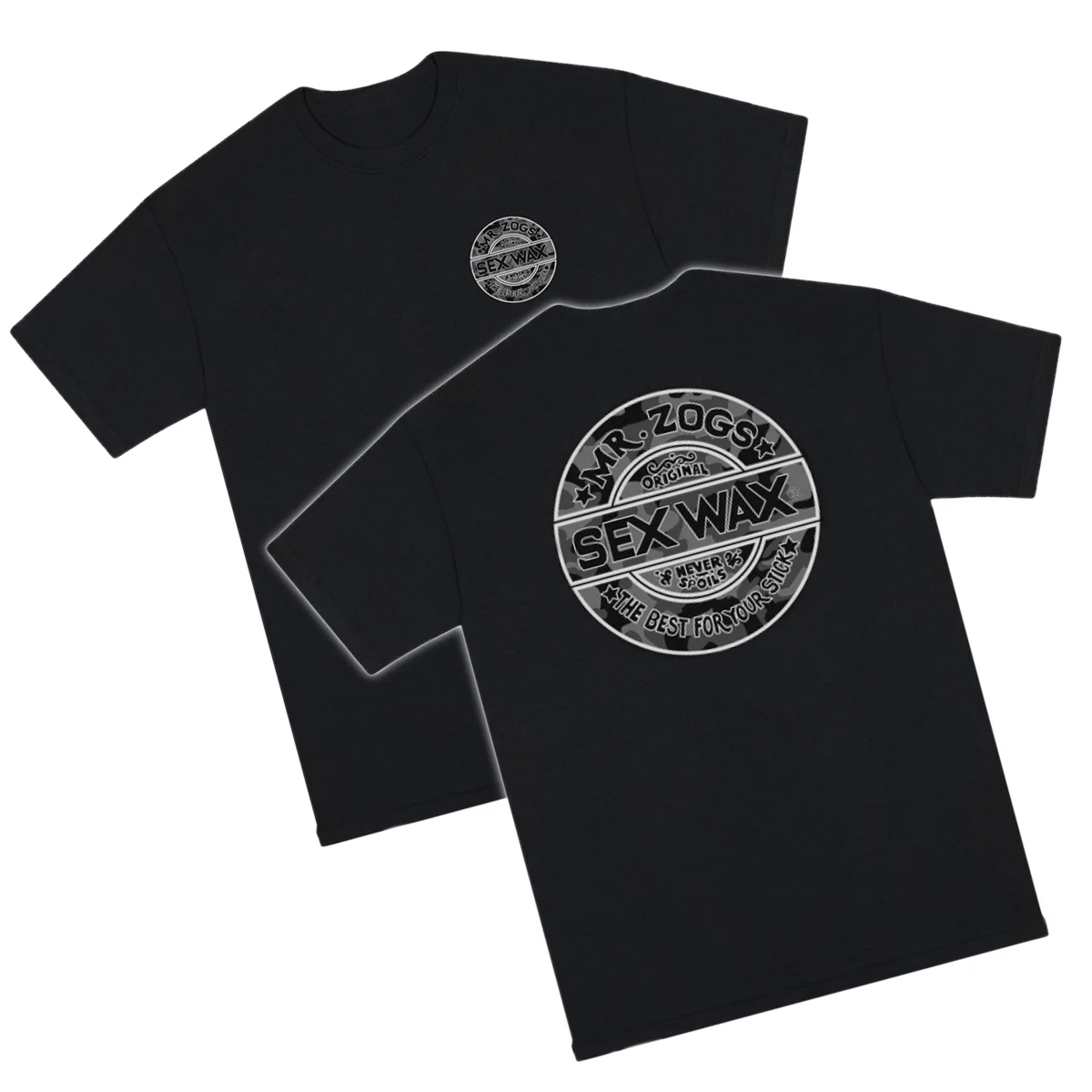Sex Wax Shirt Camo Black