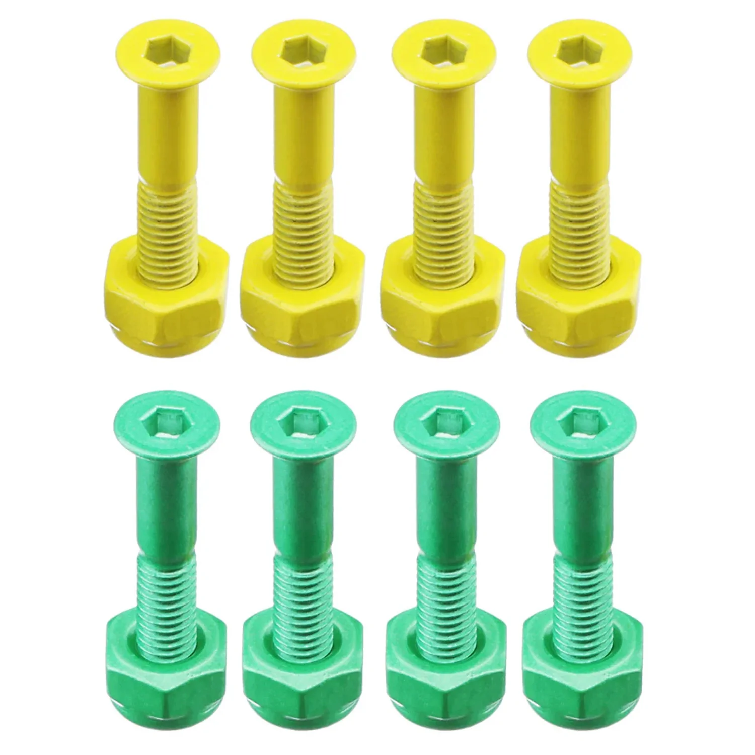 Shake Junt Hardware 1" Allen All Green/Yellow - Image 2