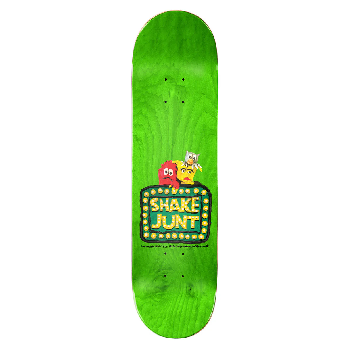 Shake Junt Skateboard Deck Personality Crisis 8.75" x 32" - Image 2