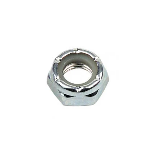 Shorty's Hardware Skateboard Truck Replacement Axle Nuts 4 Pack Silver - Image 3