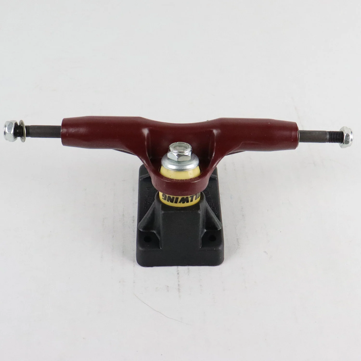 Single Longboard Truck Gullwing NOS Sidewinder Burgundy 8.5" Axle
