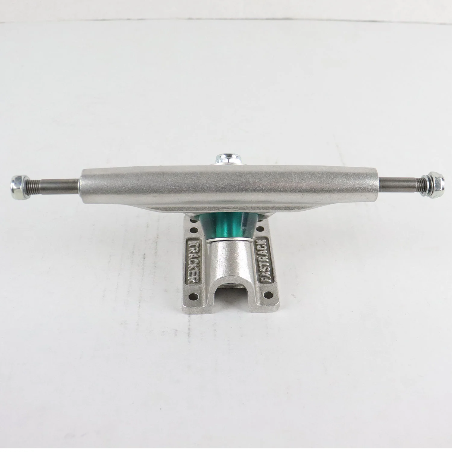Single Longboard Truck Tracker Reverse Kingpin Silver 8.5" Axle - Image 2