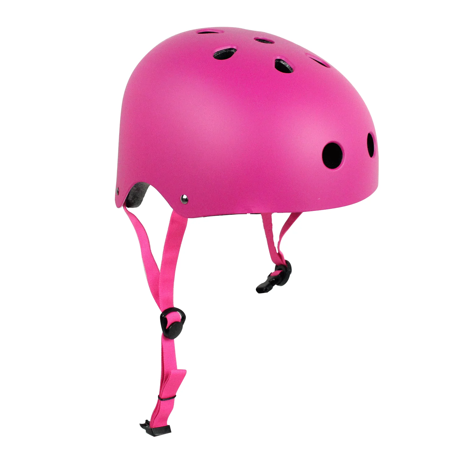 Skateboard Helmet Elbow/Knee/Wrist Pad Combo Skateboarding Skate Park Safety Kit Purple Helmet Large Pads - Image 2