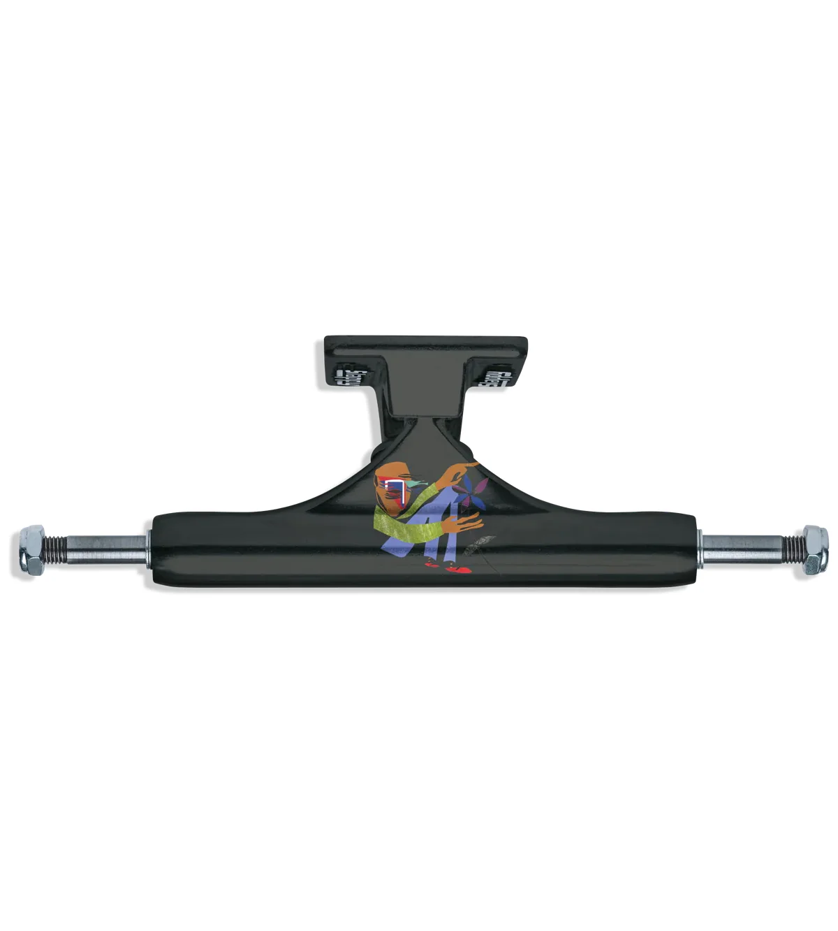 Slappy Skateboard Trucks ST1 Classic Hollow Flower 8.5" Pair - Image 2