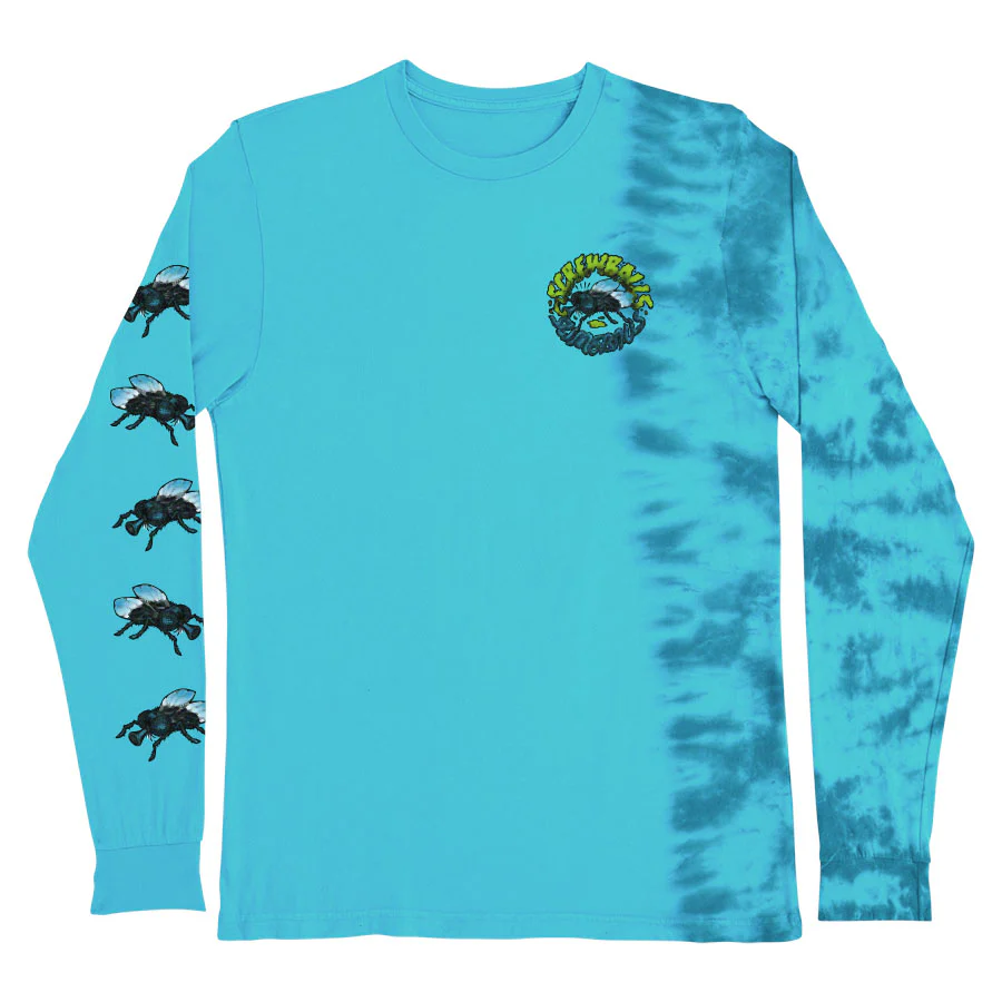 Slime Balls Skateboards Longsleeve Shirt Screwball Cesspool Blue - Image 2