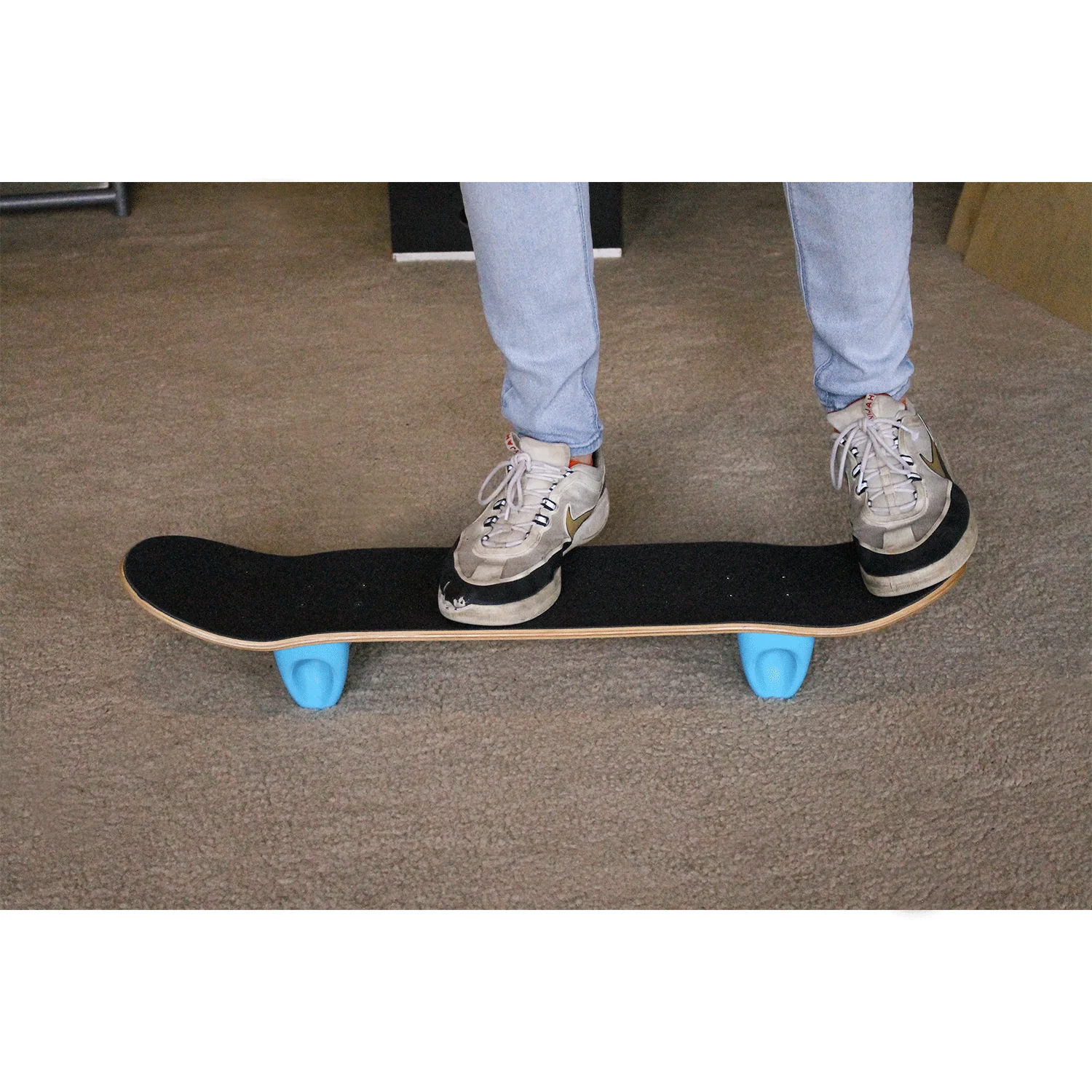 Softrucks Practice Complete - 8.0" Dipped Black Deck / Blue Trucks - Image 5