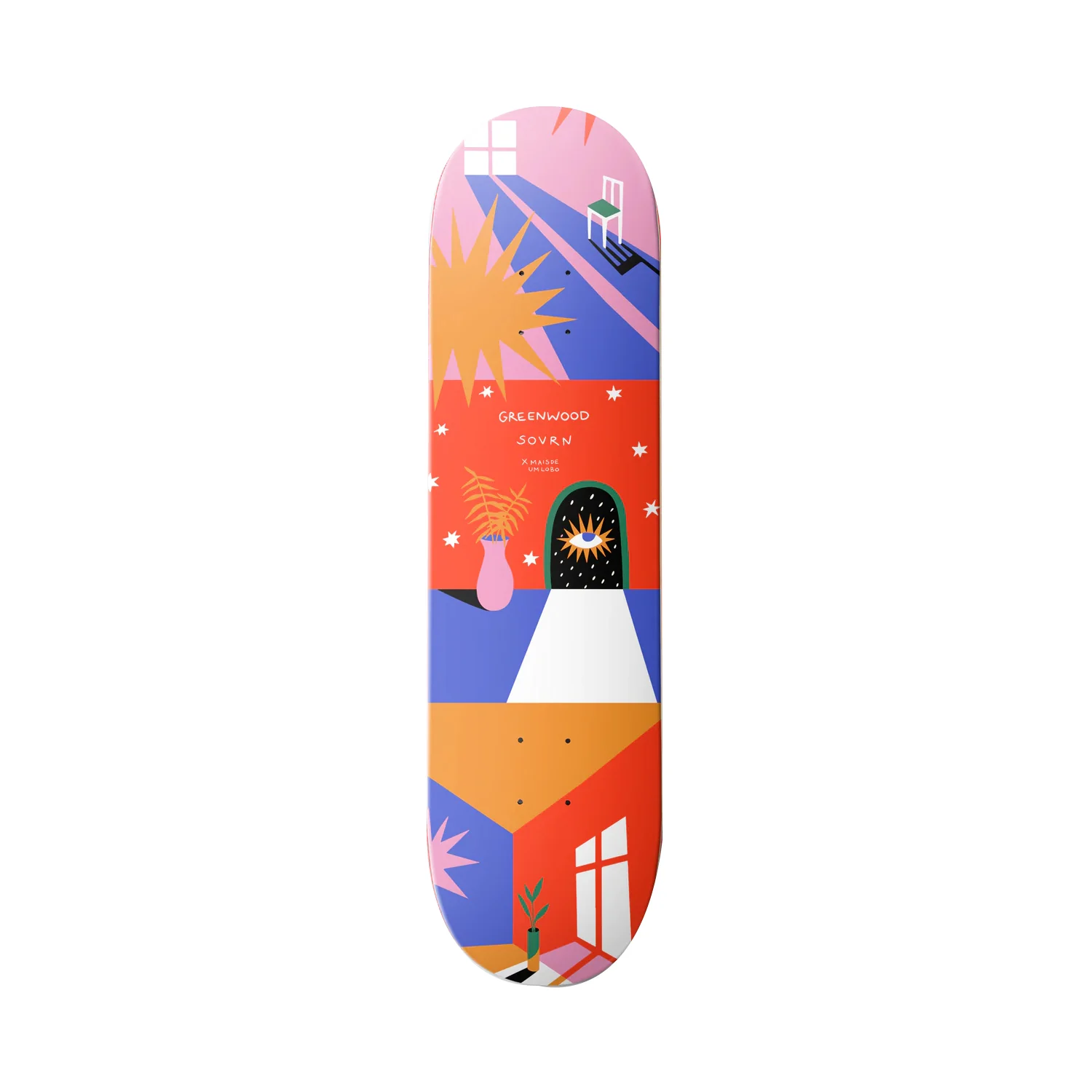 Sovrn Skateboard Deck Greenwood Toca 8.25"