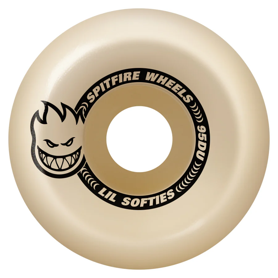 Spitfire Skateboard Wheels 53mm F4 95A Lil Softies Conical Full Natural - Image 2