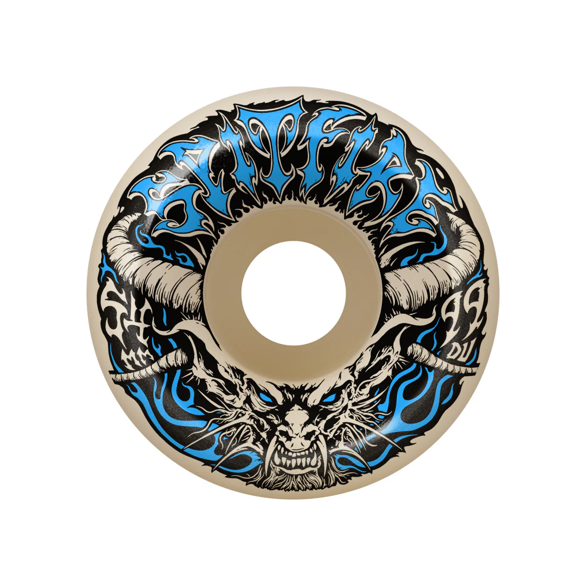 Spitfire Skateboard Wheels 54mm F4 99A Demon Redux Conical Full Natural - Image 2
