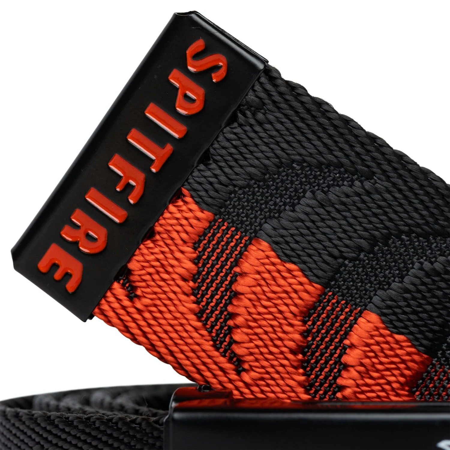 Spitfire Wheels Belt Eternal Crescent Jacquard Web Black/Red Black - Image 2