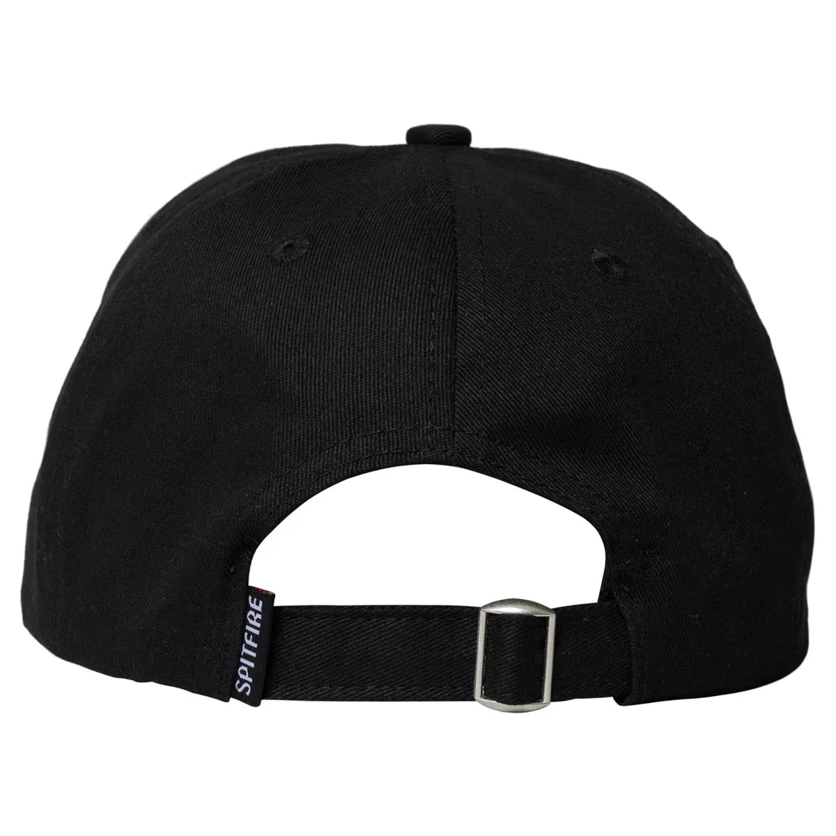 Spitfire Wheels Hat Hellhound Script Strapback Black - Image 2