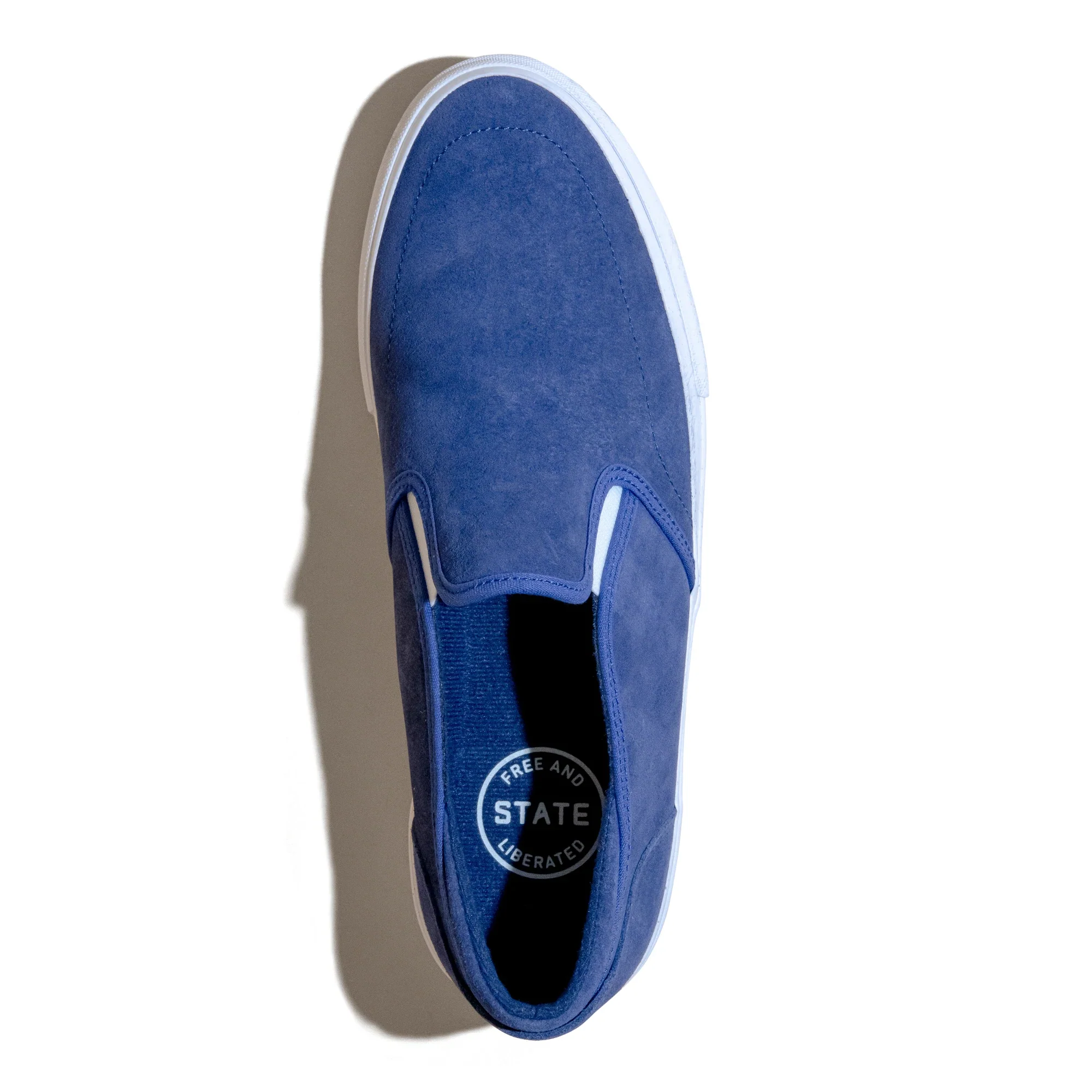 State Footwear Skateboard Shoes Keys Blue Depths Suede - Image 2