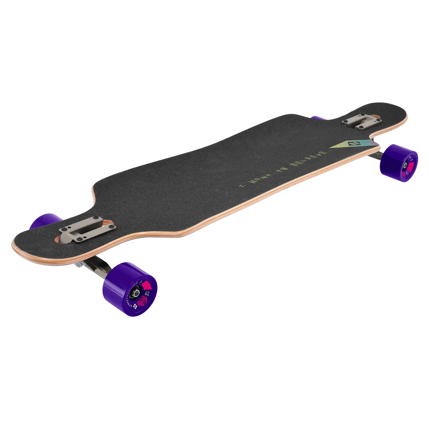Street Surfing Longboard I Want to Believe Drop Through 9.5" x 39" - Image 4