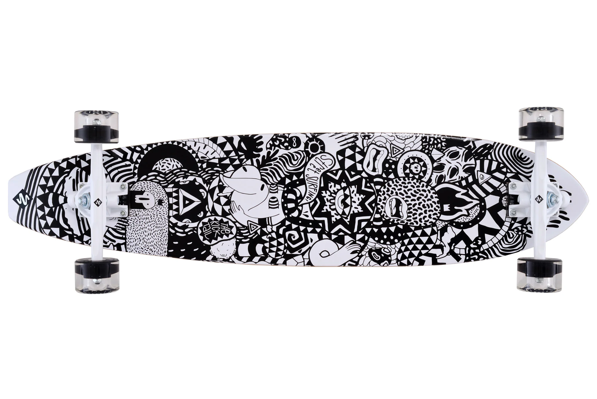 Street Surfing Longboard Rumble Jungle Kicktail 8.5" x 36" - Image 3