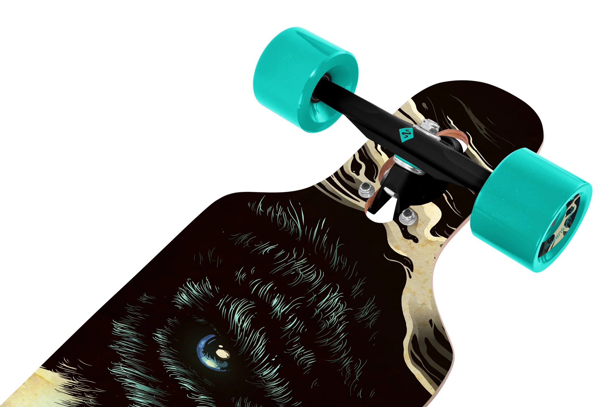 Street Surfing Longboard Wolf Drop Through 9.5" x 39" - Image 2