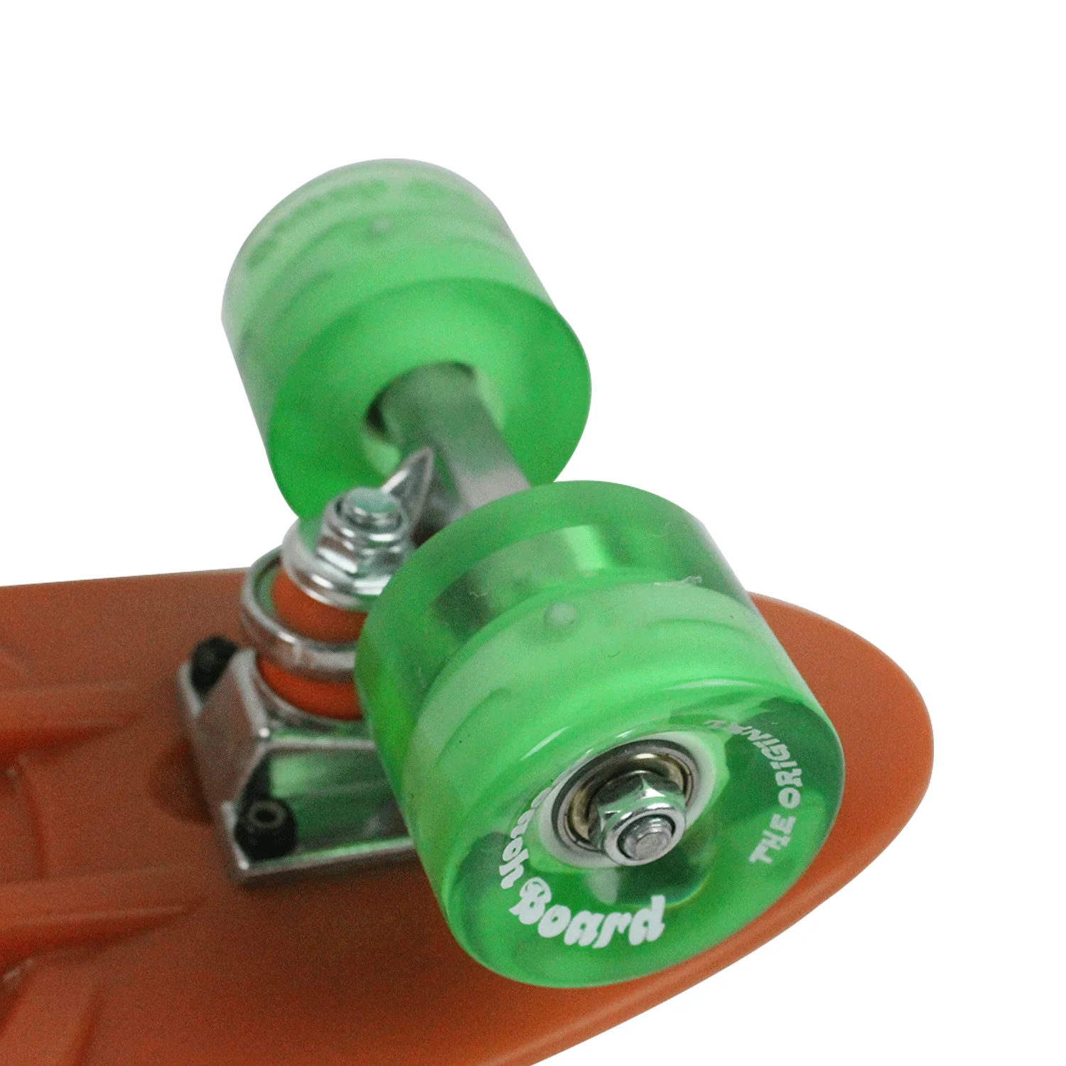 Street Surfing Plastic Cruiser Beach Board Glow Orange - Image 3