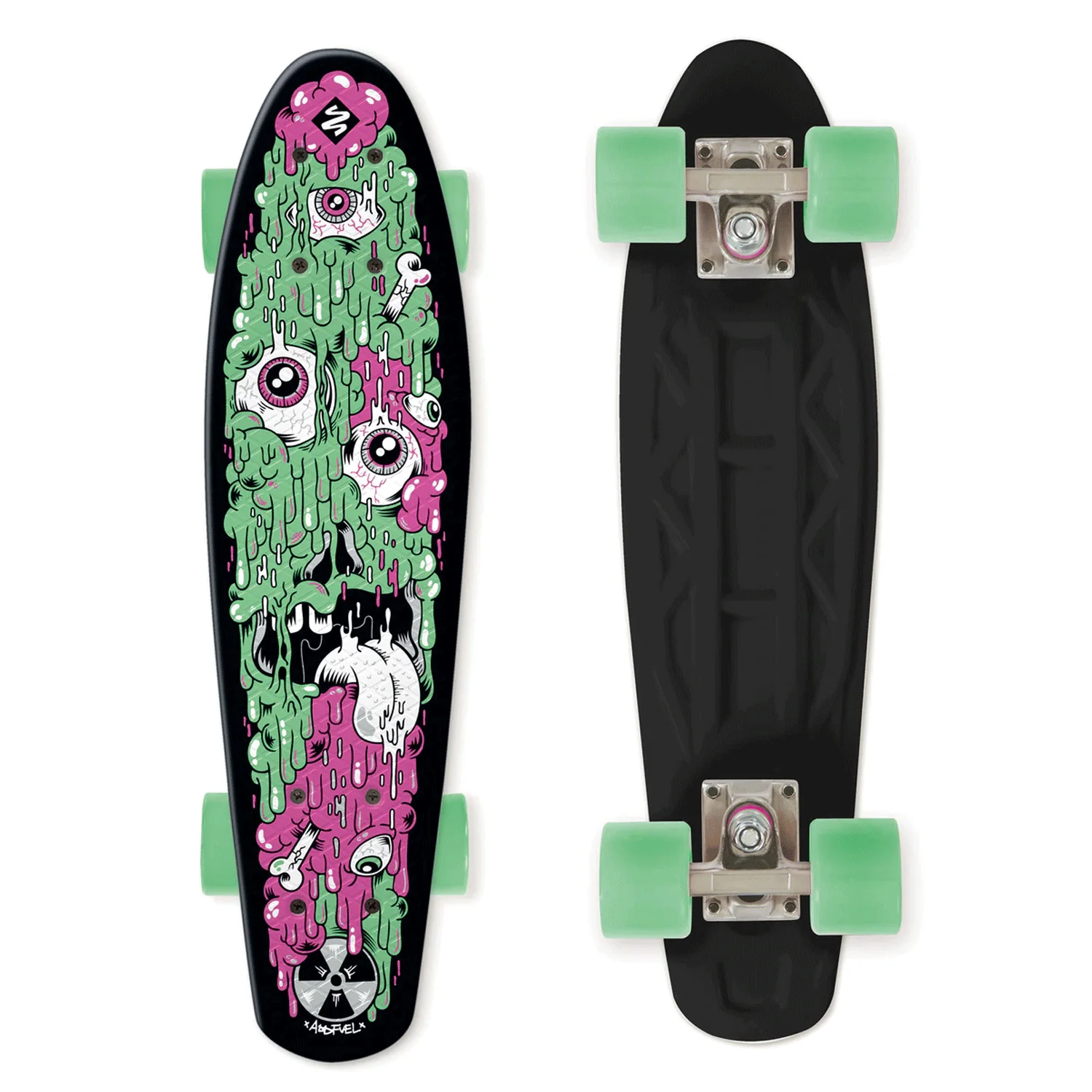 Street Surfing Plastic Cruiser Fuel Board Melting