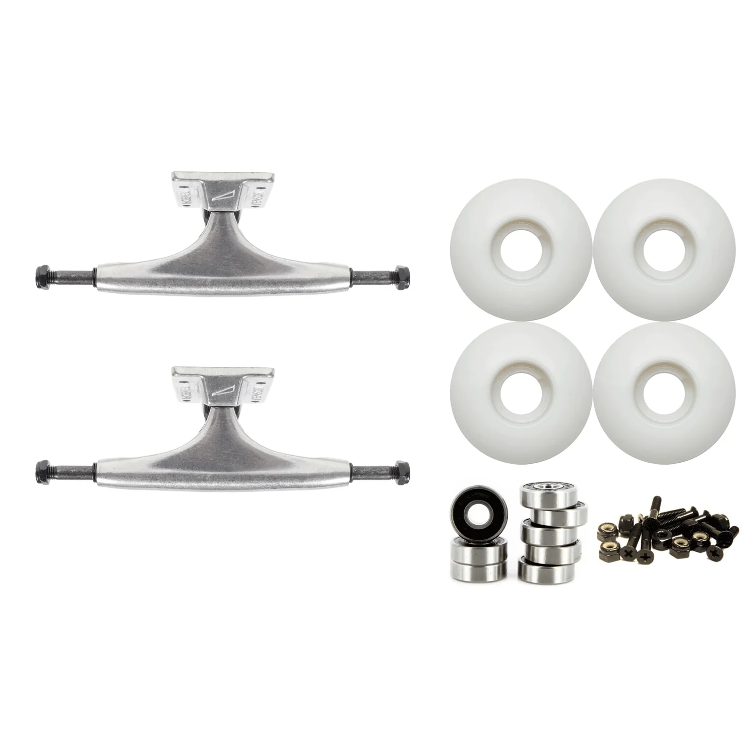 Tensor Alloy (8.25") Skateboard Trucks 52mm Wheels and Bearings Combo Package