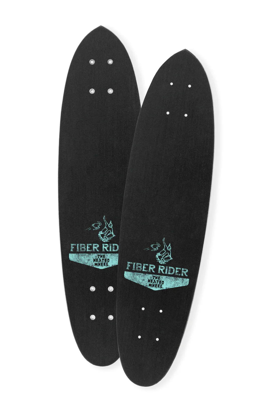 The Heated Wheel Skateboard Deck Fiber Rider Polarizer with Trucks Included - Image 2