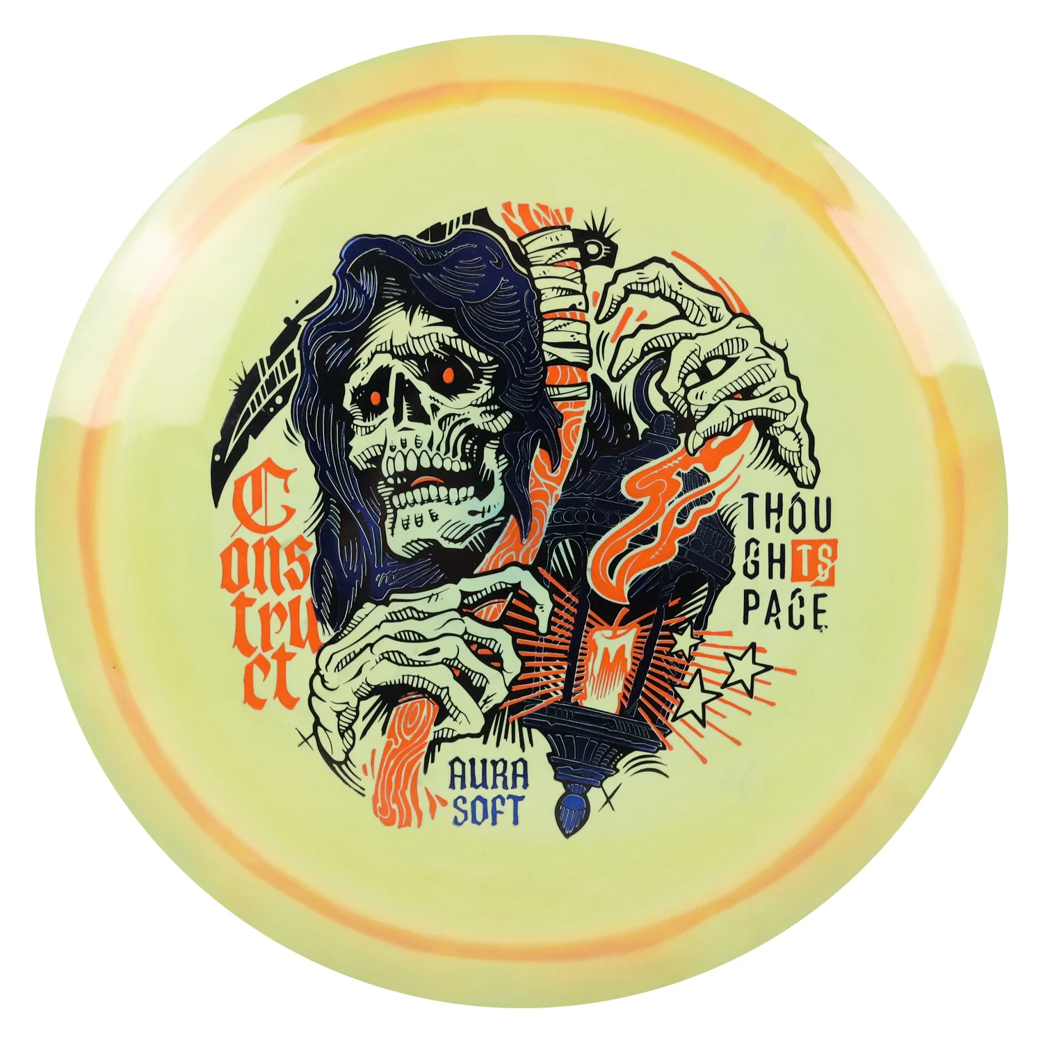 Thought Space Disc Golf Aura Soft Construct Distance Driver 10/6/-1/2 - Choose Exact Disc - Image 9