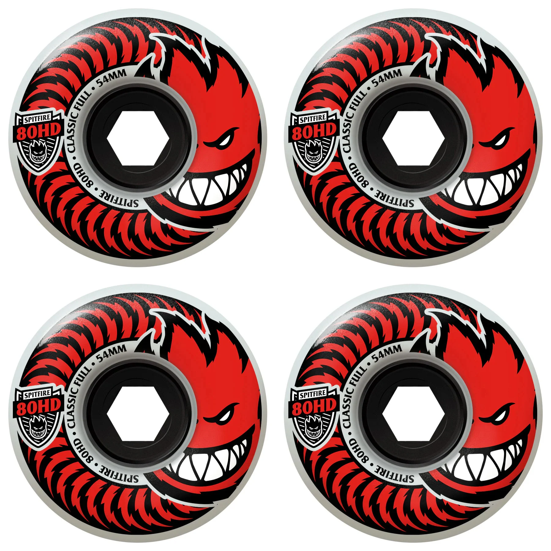 Thunder Skateboard Trucks 151 (8.75") Spitfire 54mm Cruiser Wheels, Bones Reds - Image 3