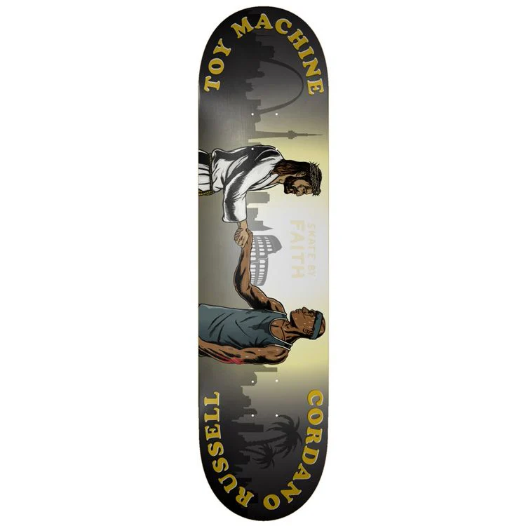 Toy Machine Skateboard Complete Russell Skate by Faith 8.5" x 32" - Image 2