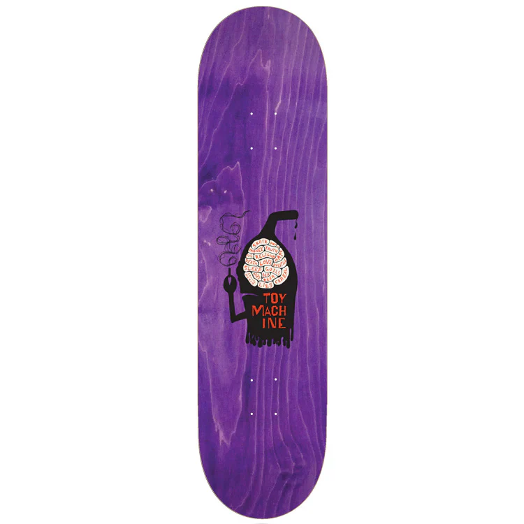 Toy Machine Skateboard Deck Axel Silowet Yellow 8.25" x 31.63" - Image 2