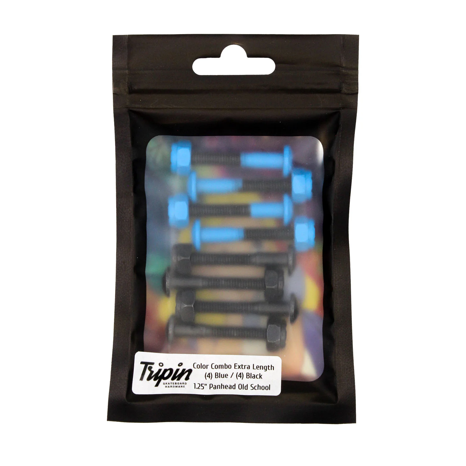 Tripin Skateboard Hardware 1.25" Panhead Sonic Blue