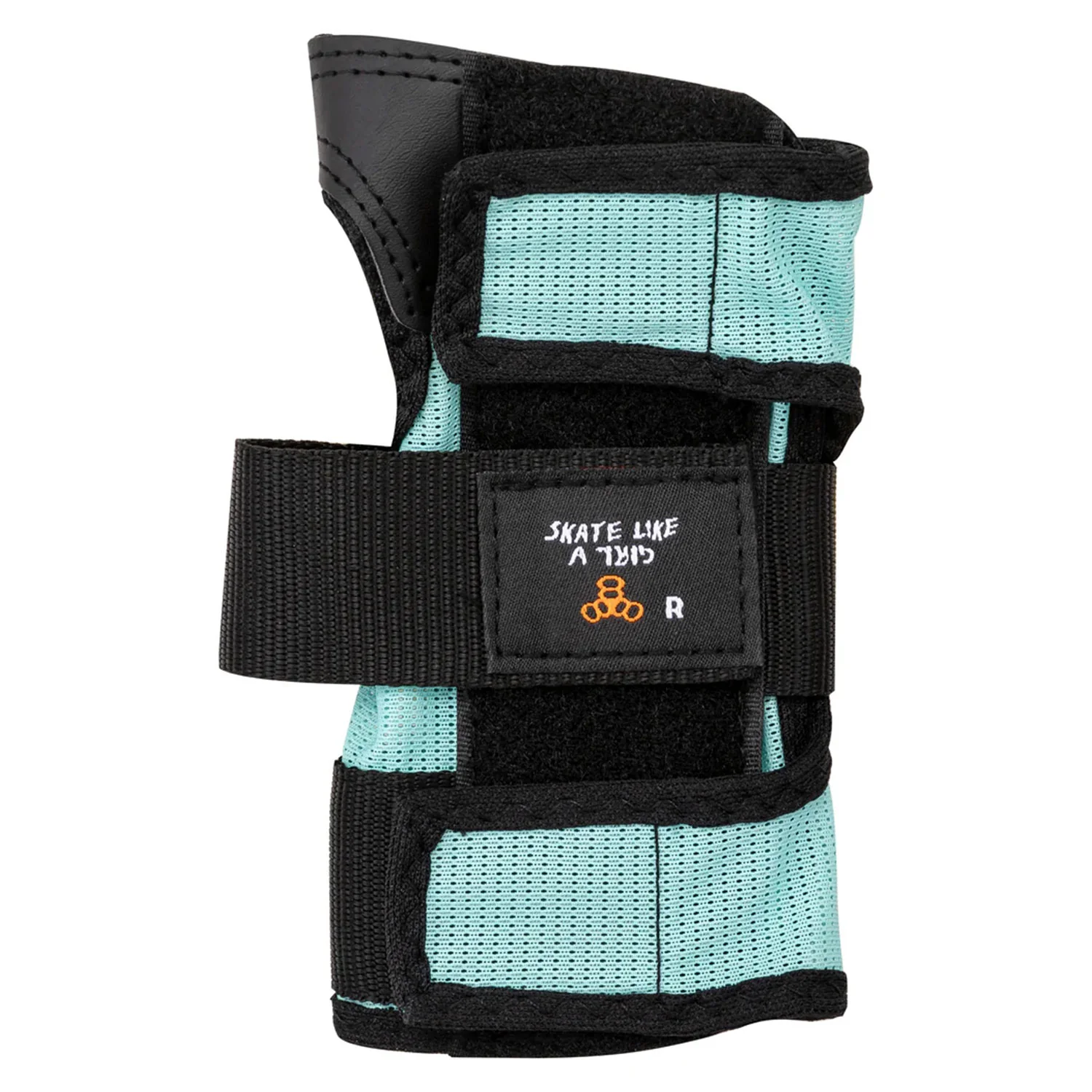 Triple 8 Skateboard Saver 3-Pack Knee/Elbow/Wrist Pads Skate Like a Girl Black/Blue Size L - Image 3