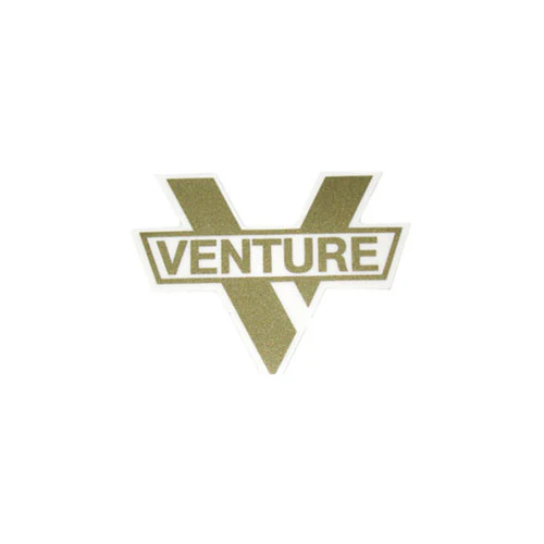 Venture Sticker Bar Diecut MD 4.5" x 6" Gold