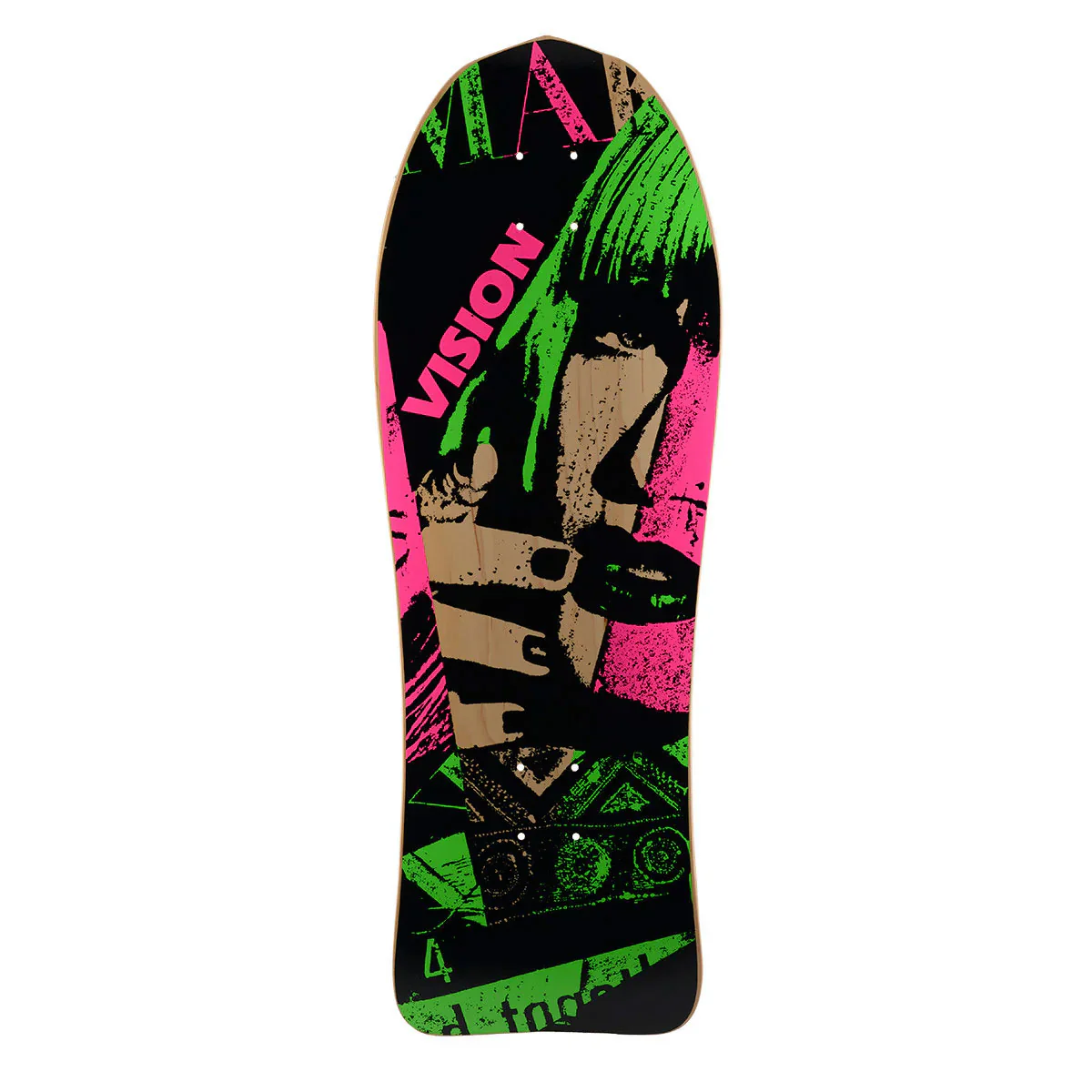 Vision Skateboard Complete Aggressor Natural 10.5" x 30.5" Old School - Image 2