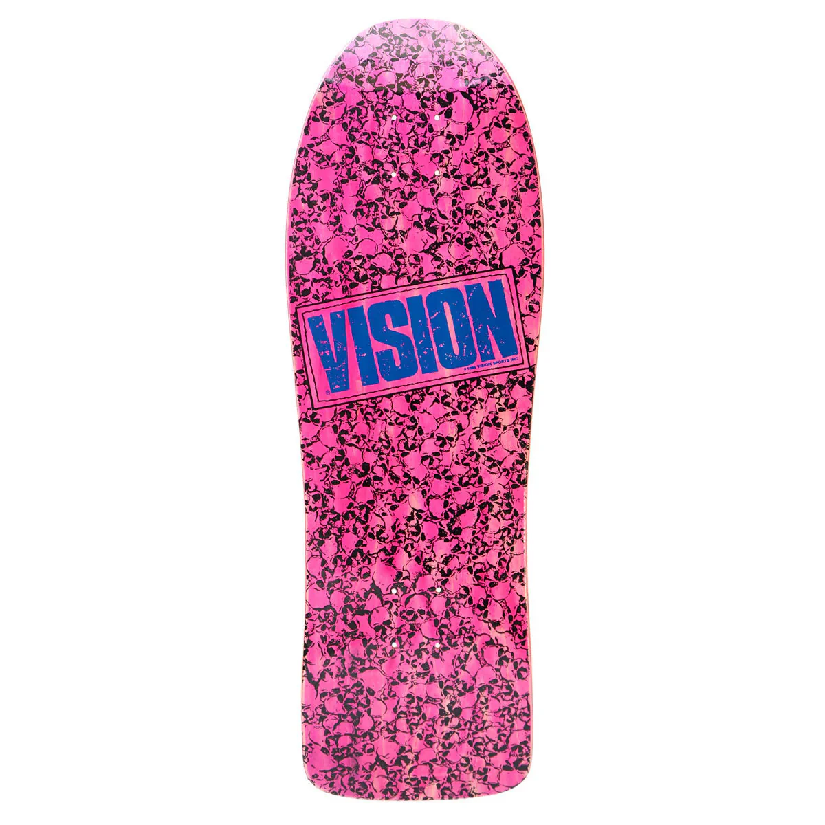 Vision Skateboard Complete Punk Skull Modern Concave Pink/Blue 10" x 30.5" Old School - Image 2