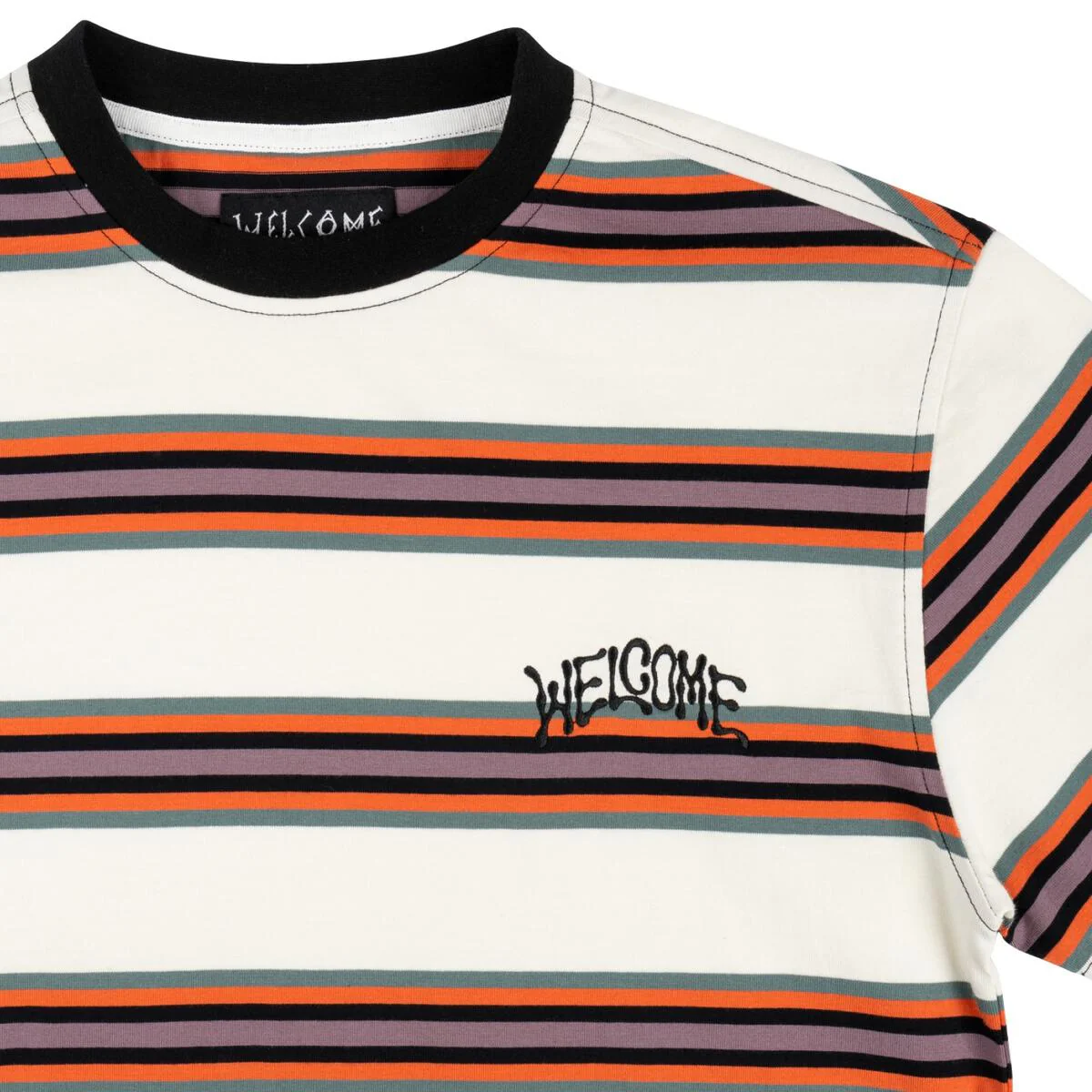 Welcome Shirt Thelema Stripe Knit Bone - Image 2
