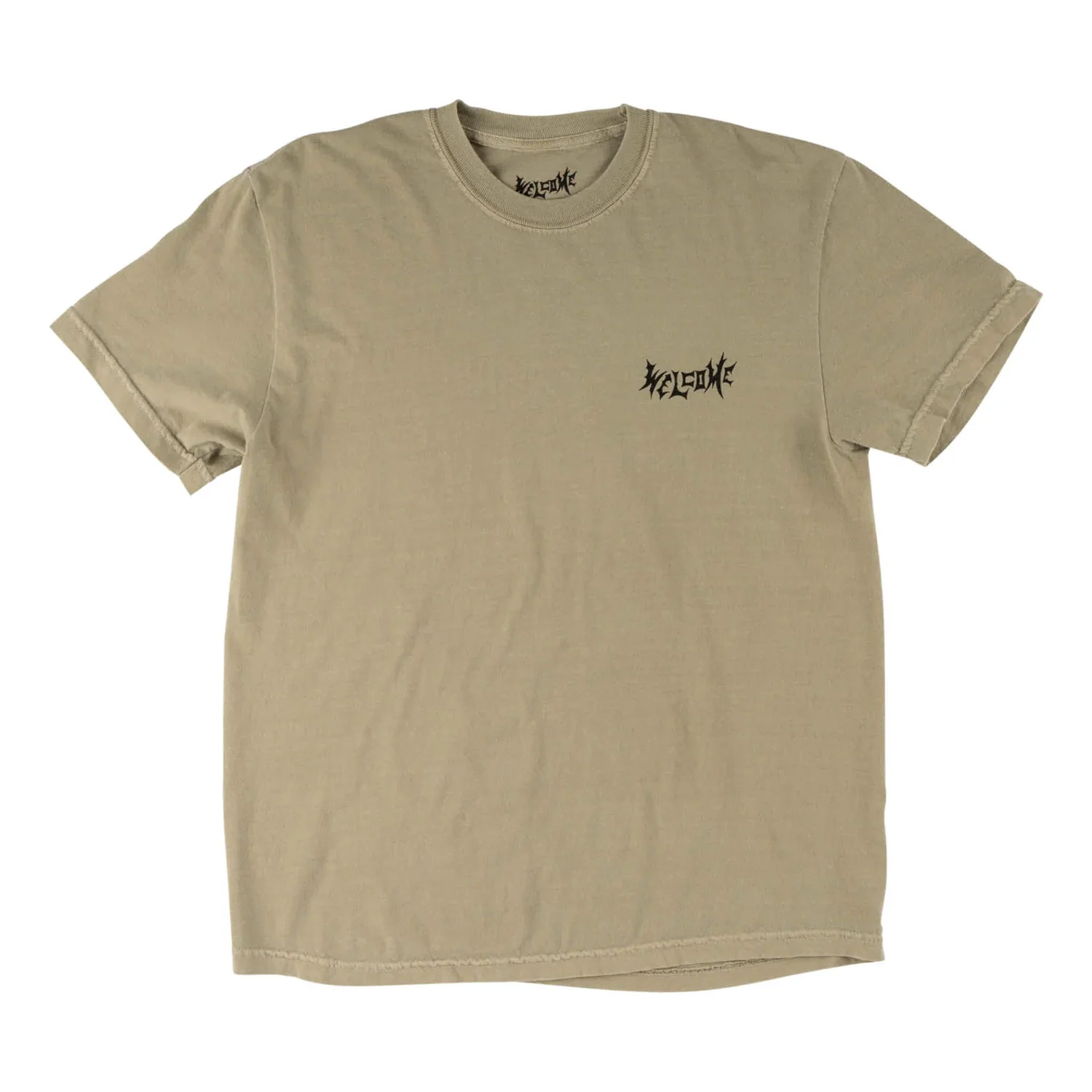 Welcome Skateboards Shirt Bapholit Khaki - Image 2