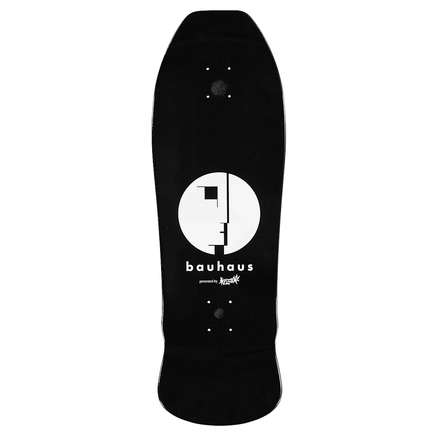 Welcome Skateboards x Bauhaus Mask on Early Grab Black Dip Deck 10.0" x 31.95" - Image 2