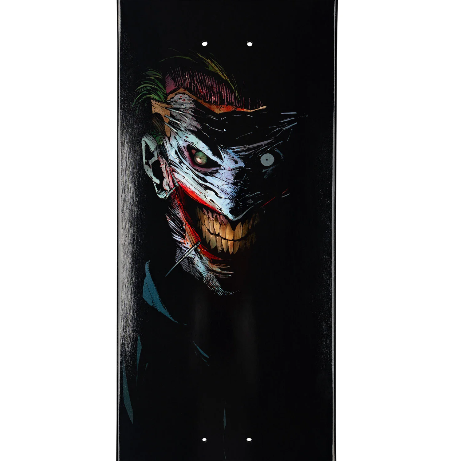 Welcome x Batman Skateboard Deck Joker on Popsicle Black Dip 8.0" - Image 3