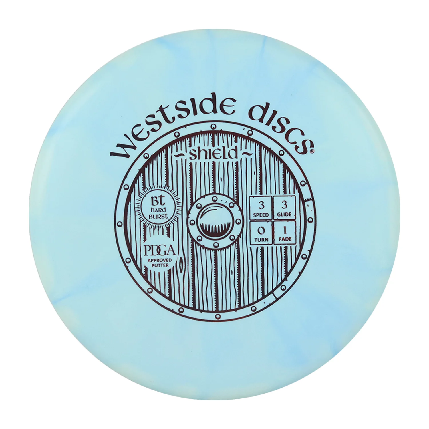 Westside Disc Golf Putter BT Hard Burst Shield 3/3/0/1 - Choose Exact Disc - Image 4