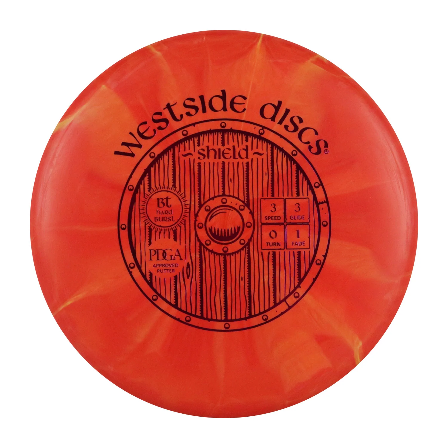 Westside Disc Golf Putter BT Hard Burst Shield 3/3/0/1 - Choose Exact Disc - Image 5