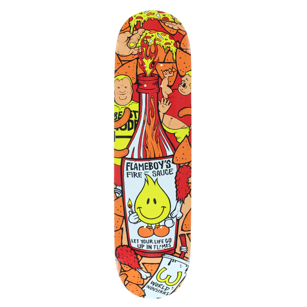 World Industries Deck Flameboy Fire Sauce 8.5"